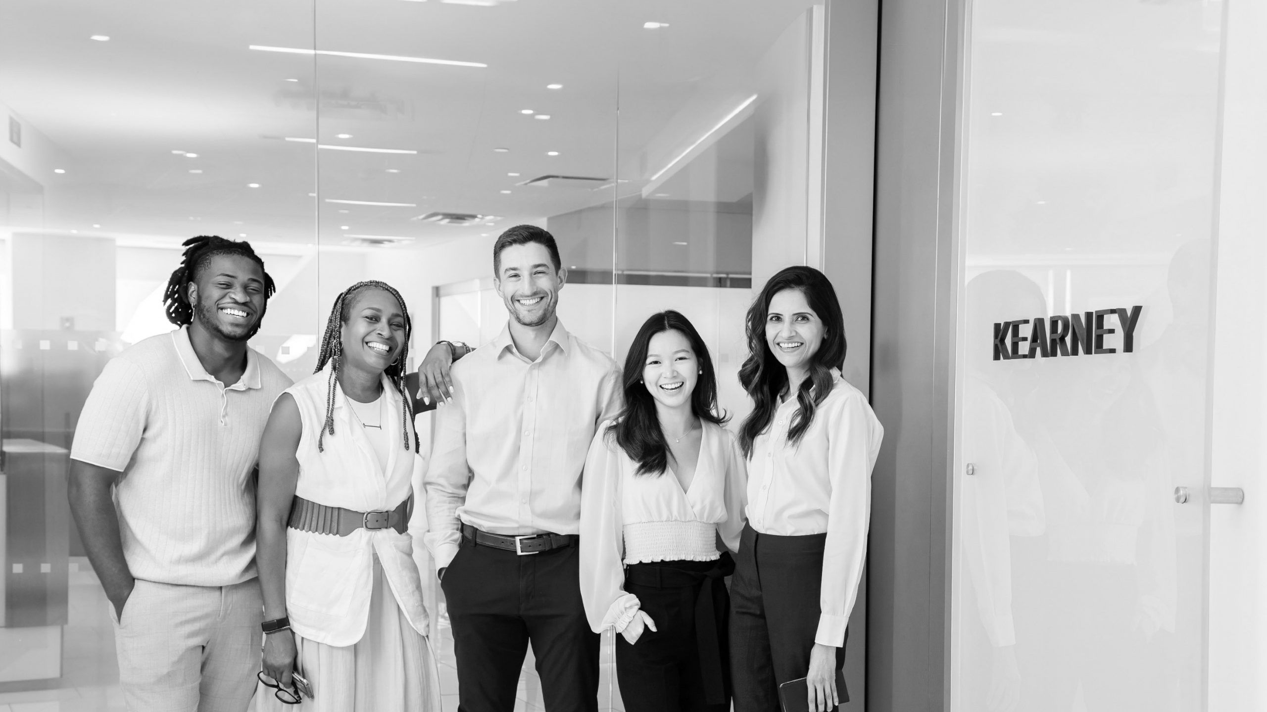 symmetrical picture of a staircase 