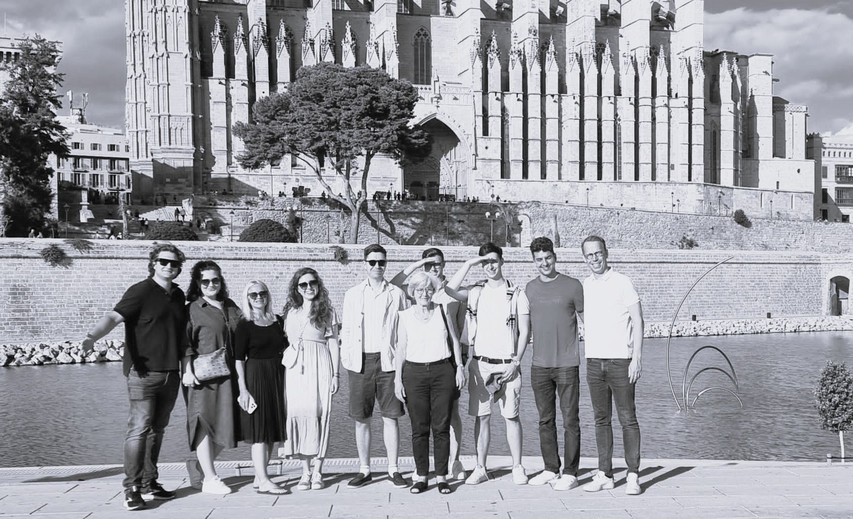 symmetrical picture of a staircase 